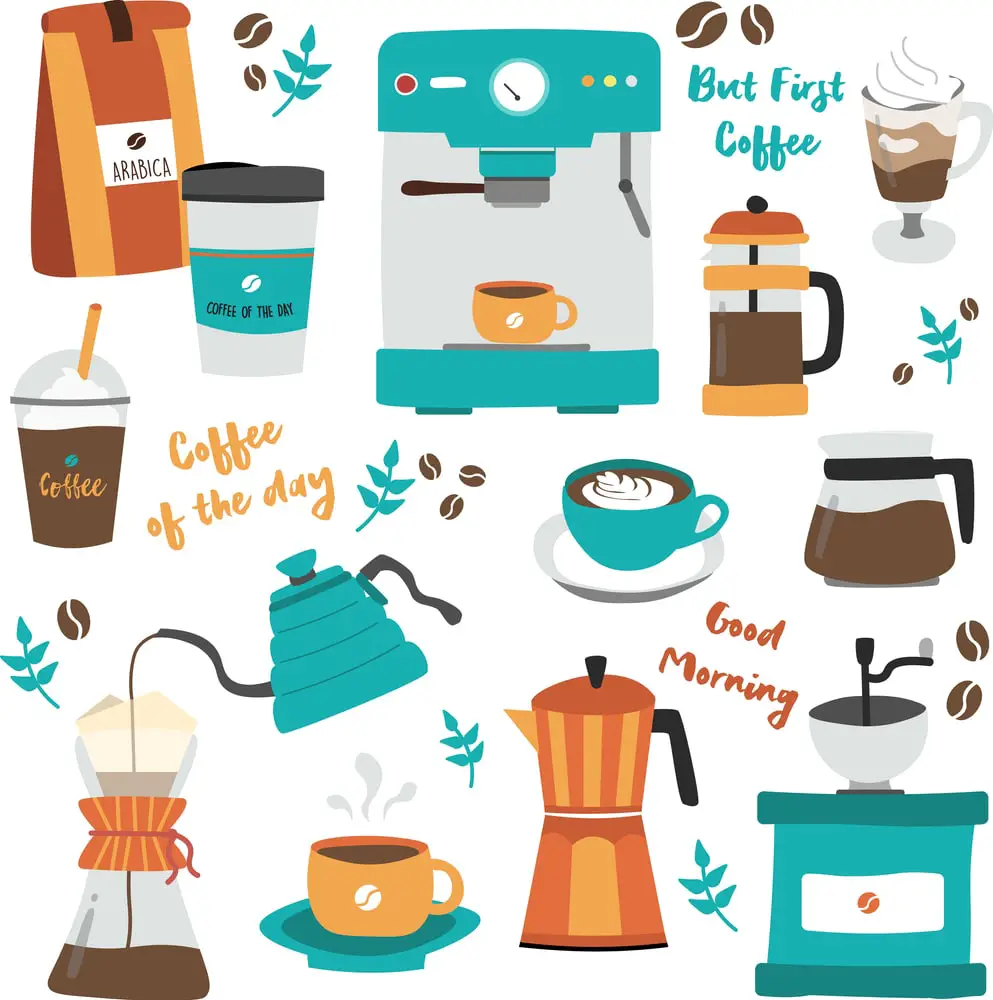 hand-drawn-set-coffee-related-vector