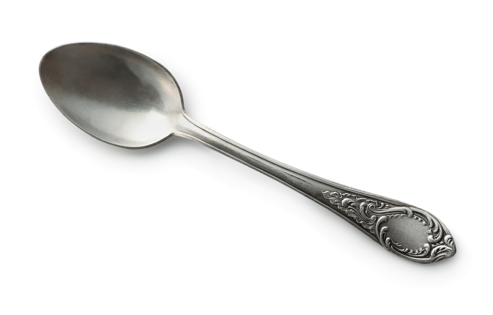 top-view-old-silver-tea-spoon