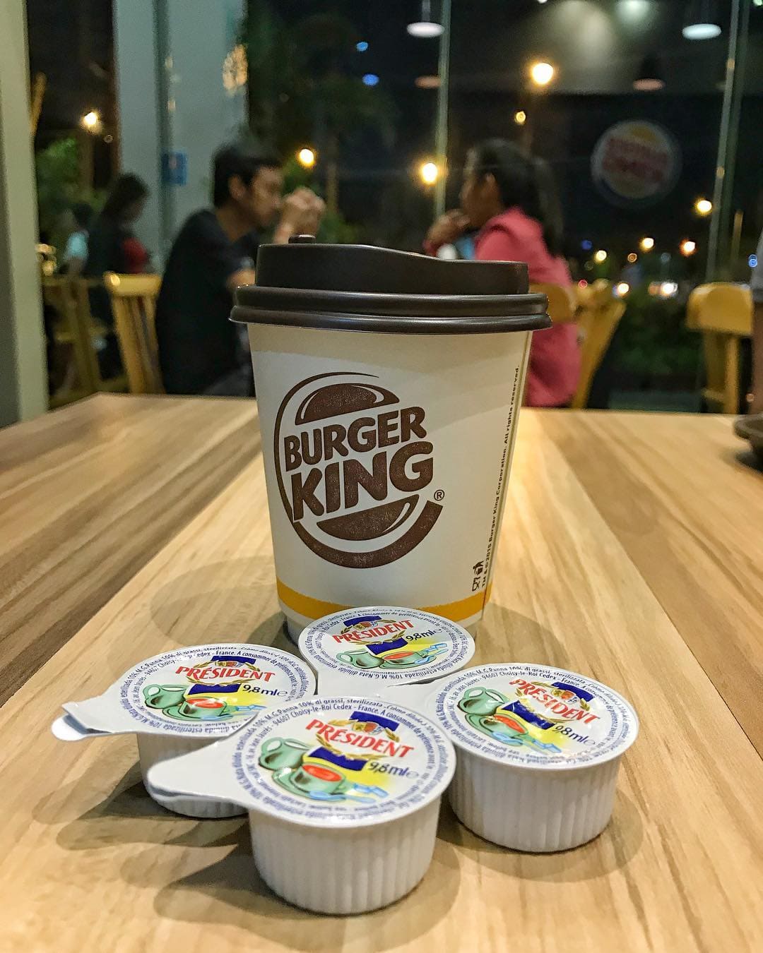How much cream and sugar to put in Burger King coffee